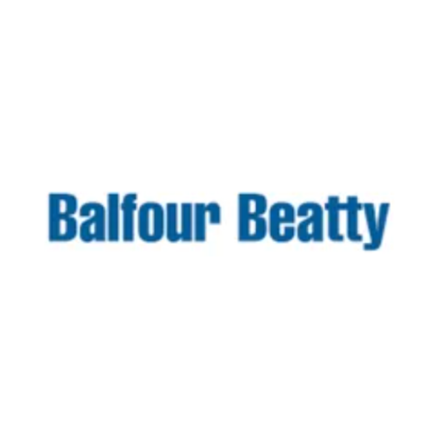 Balfour Beatty logo in blue text on a white background