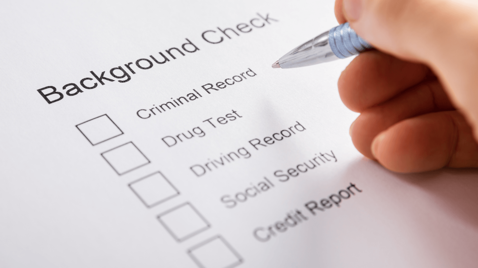Back ground checks before renting out your home