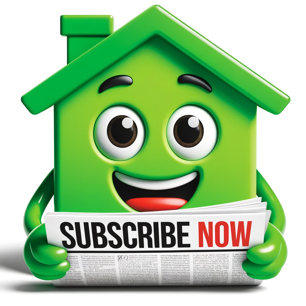 Authority Property Management green house mascot for Redding residential rental listing updates.