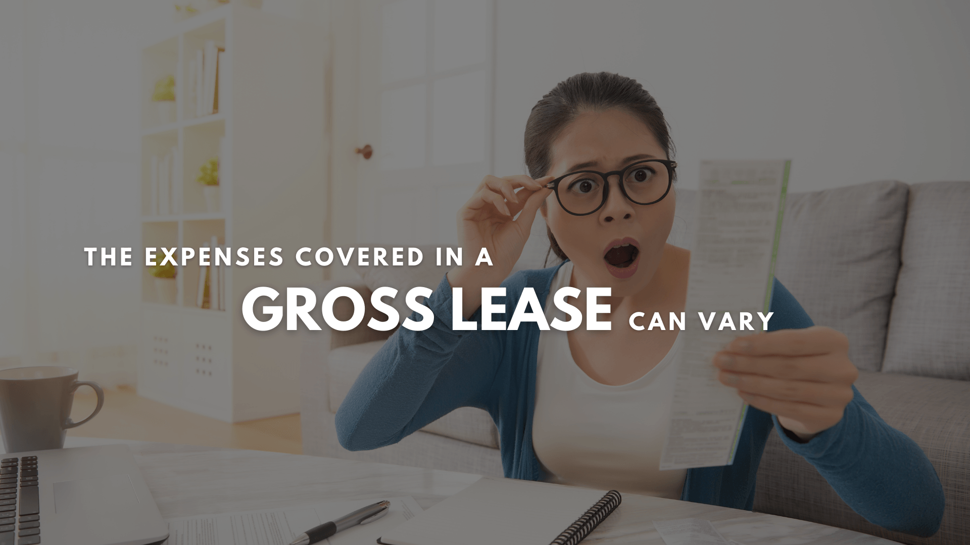 Landlord Reviewing a lease contract and the charges listed