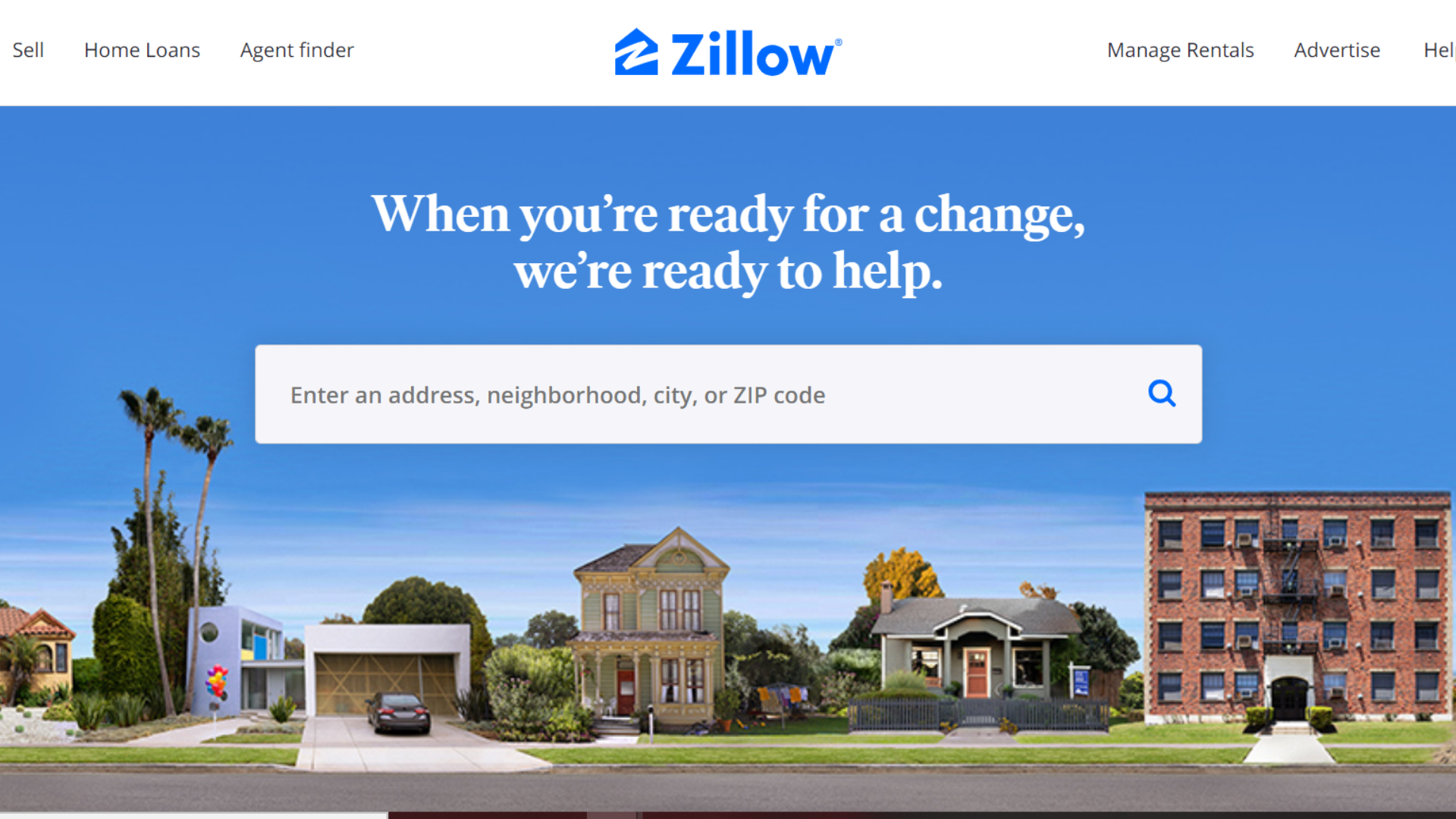 Zillow screen shot