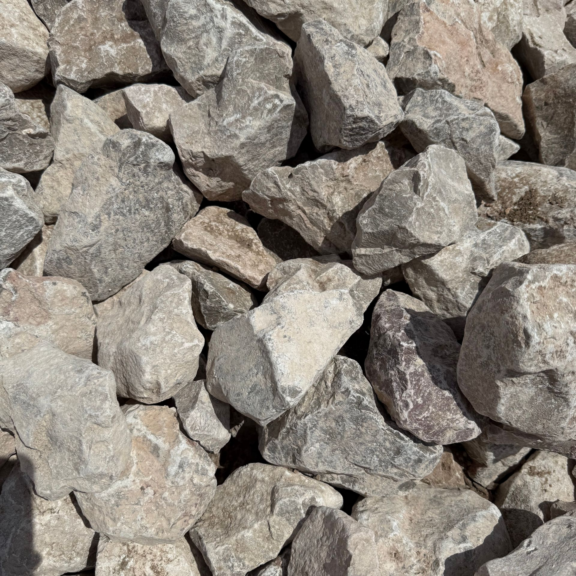 Rose Stone Rip Rap $75.00 per yard