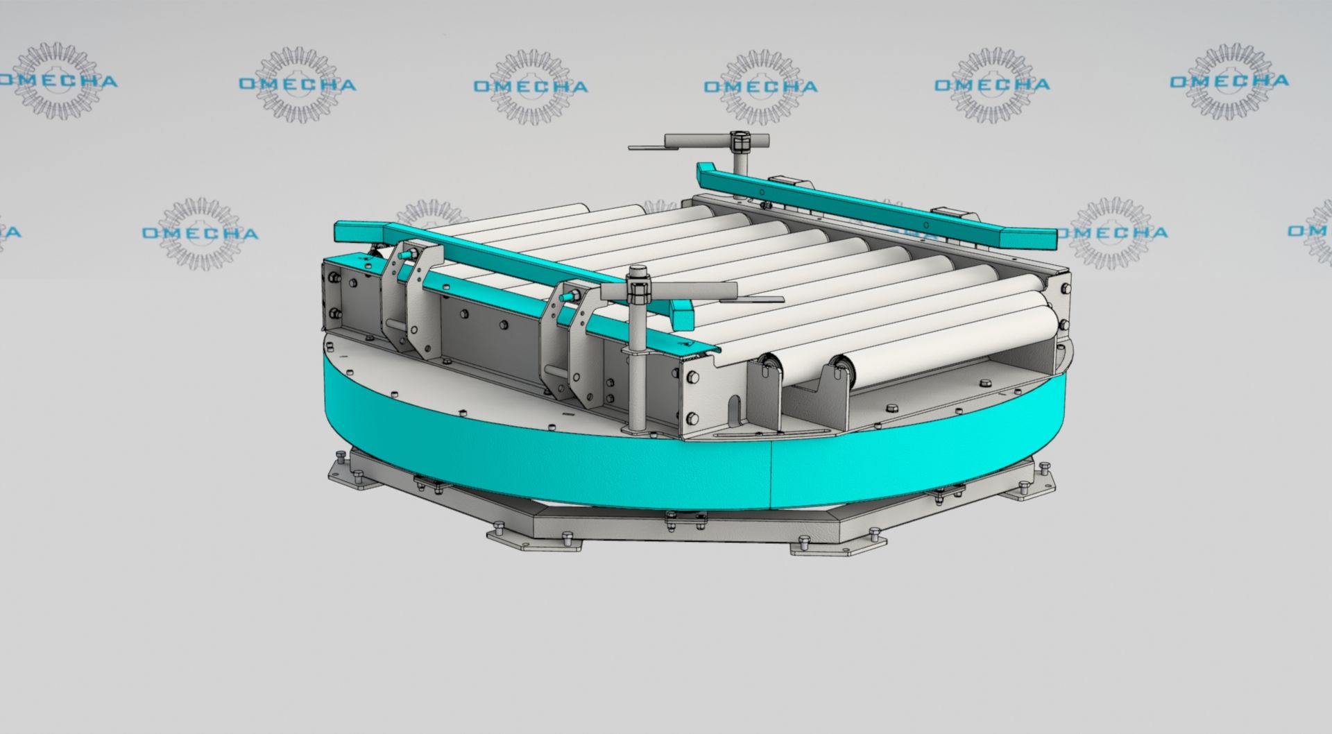 roller turntable conveyor  omecha