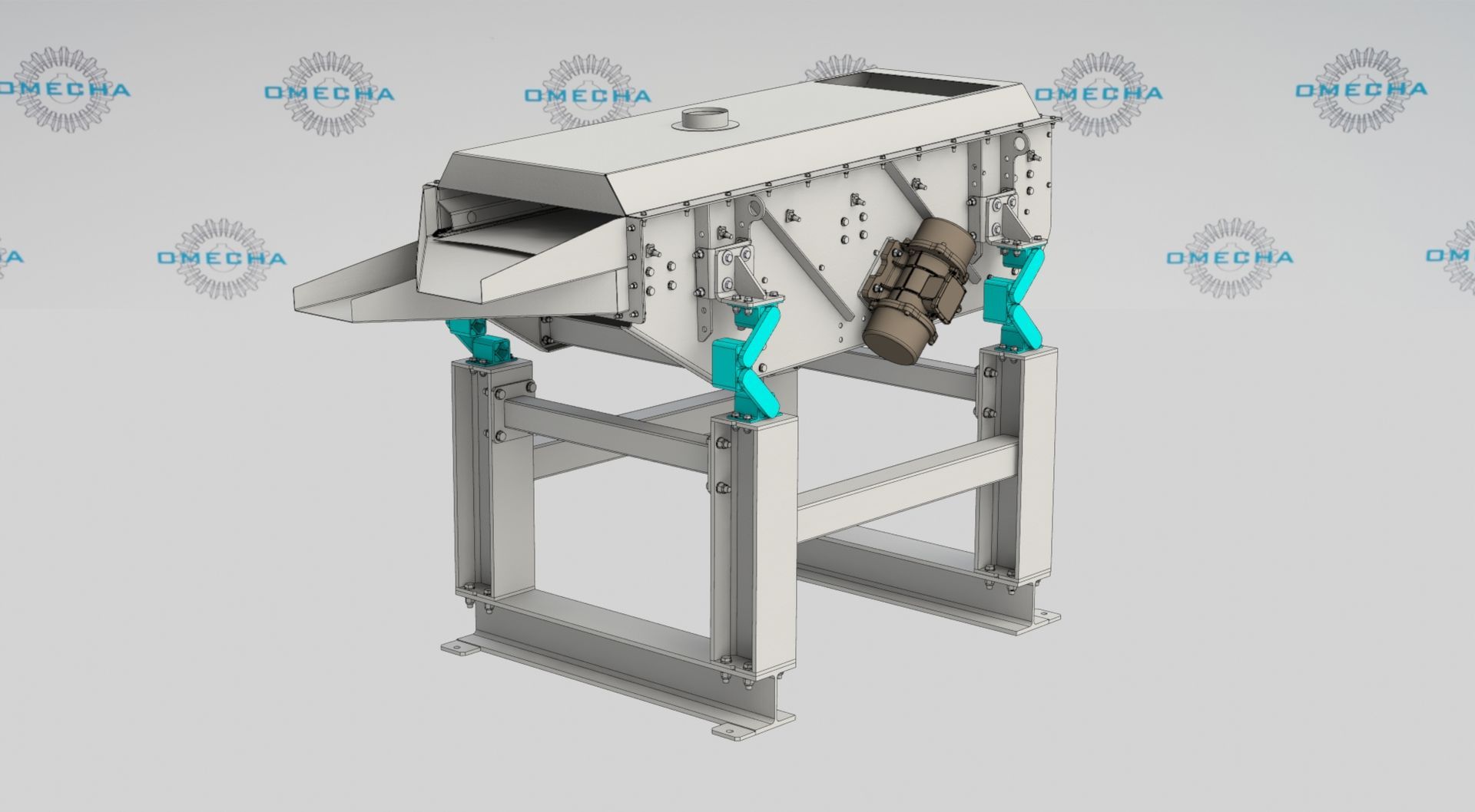 vibro screen separator sorter for berries mushroom vegetables omecha