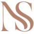 Stylized tan “NS” monogram logo on a white background