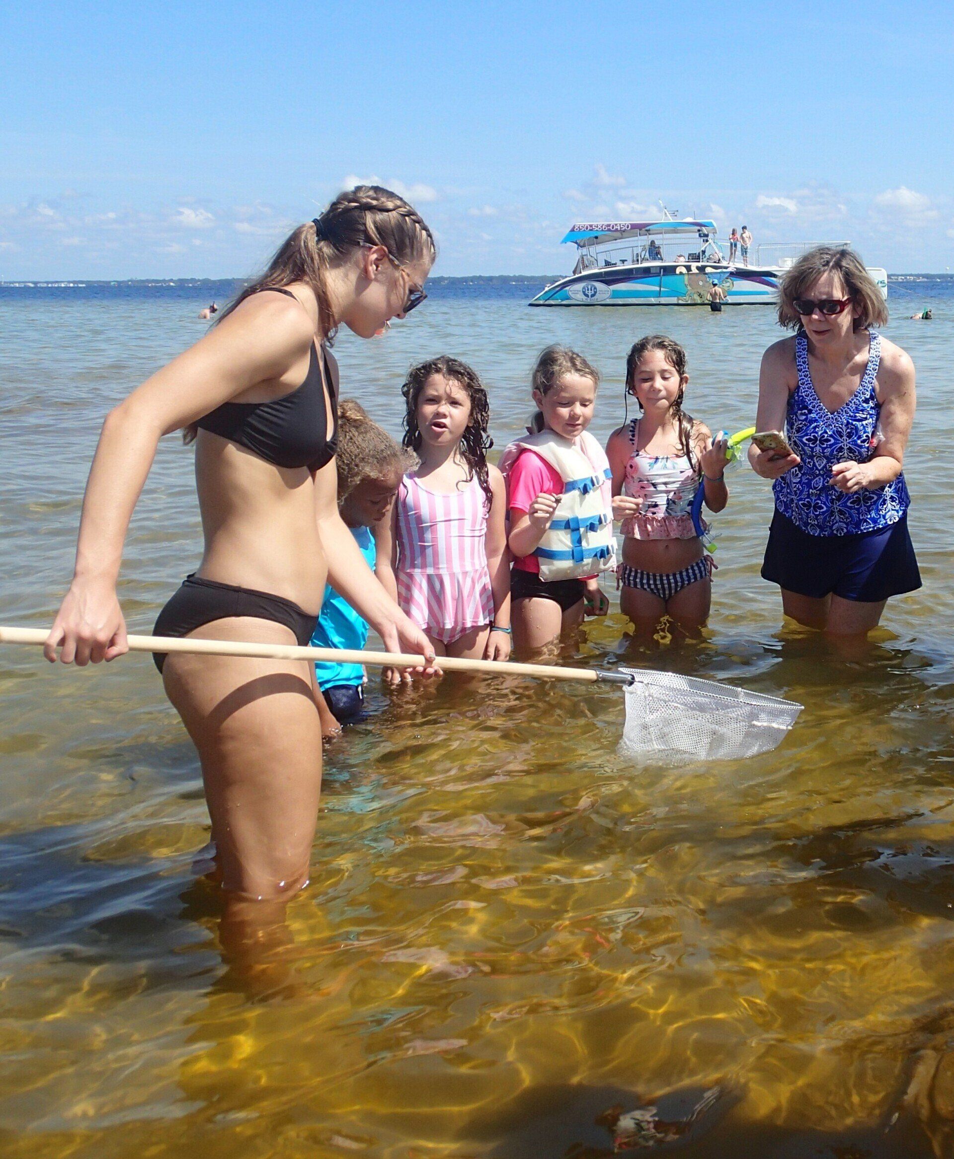 Netting cool fish