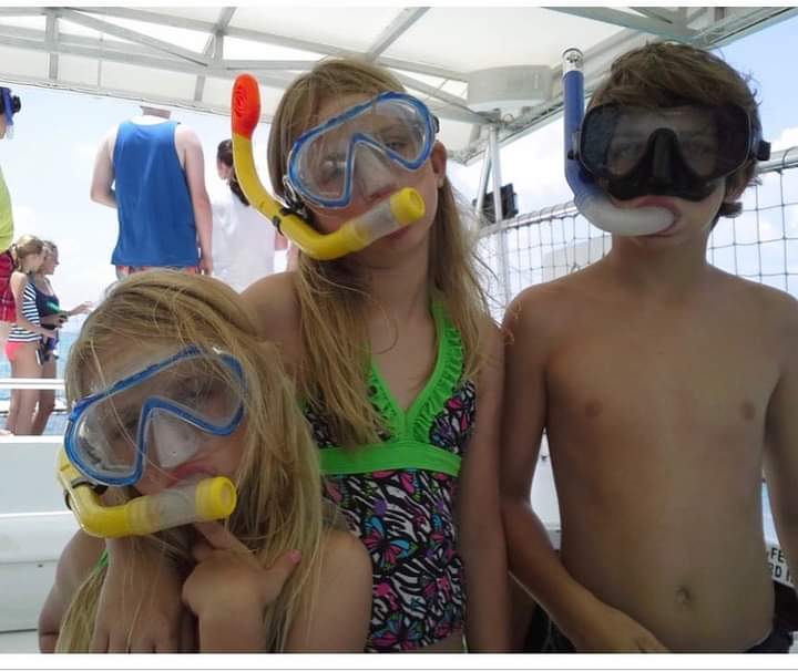 Kids Ready to Snorkel