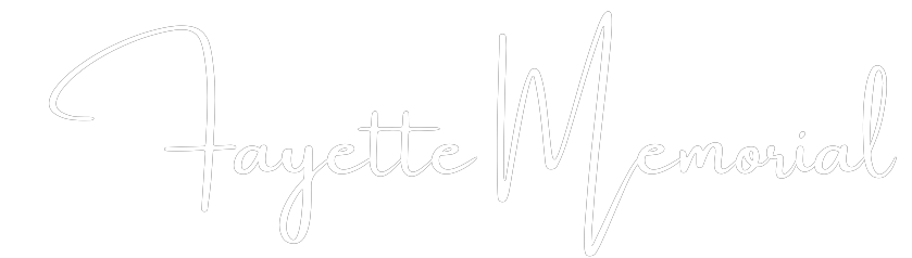 A logo for fayette memorial funeral home and crematory
