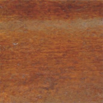 Close-up of a rust-brown textured surface with mottled orange and tan tones