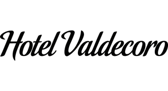 Hotel Valdecoro logo in black script text.