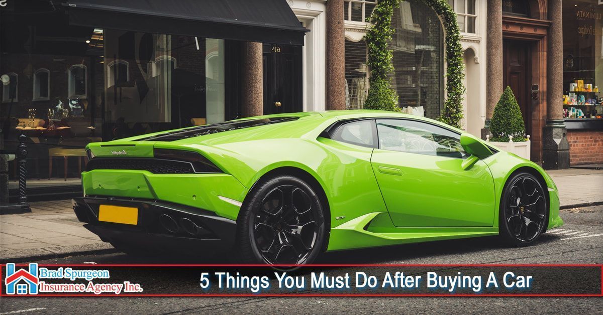 A bright green Lamborghini parked on a city street