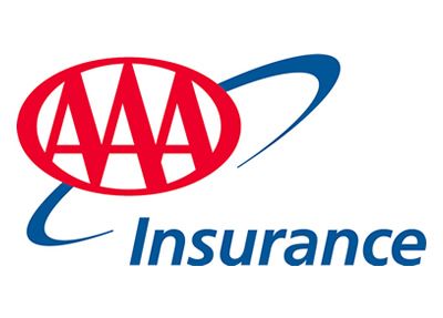 Aaa insurance logo on a white background