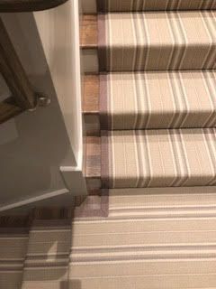 Stair Runner with stripes