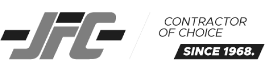A logo for jfc contractor