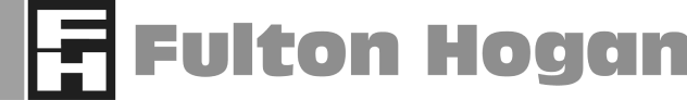 A black and white logo for fulton hogan