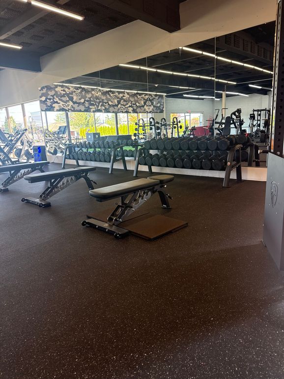 MVP Gym spacious interior with kids zone and main gym floor