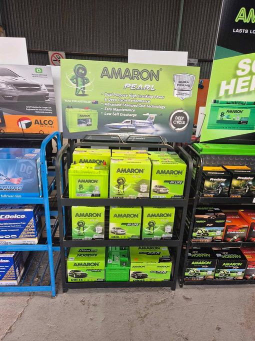 Display of Batteries, Leads and Clips — Dubbo Battery Centre in Dubbo, NSW