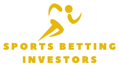 A logo for sports betting investors with a picture of a person running.