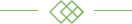 Green decorative geometric design element.