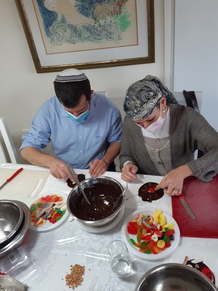 זוג מירושלים שהגיע עם תינוק לסדנה