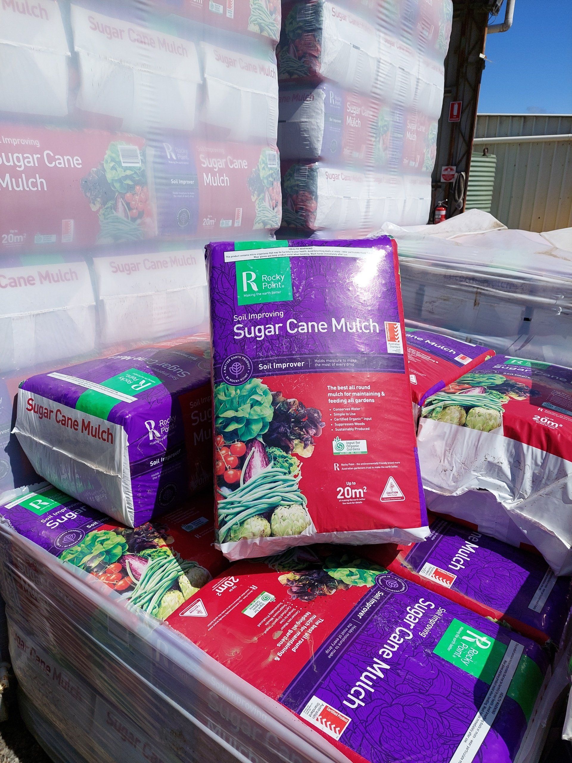 Sacks of Sugar Cane Mulch | Tahmoor, Nsw | Mark’s Landscape Supplies
