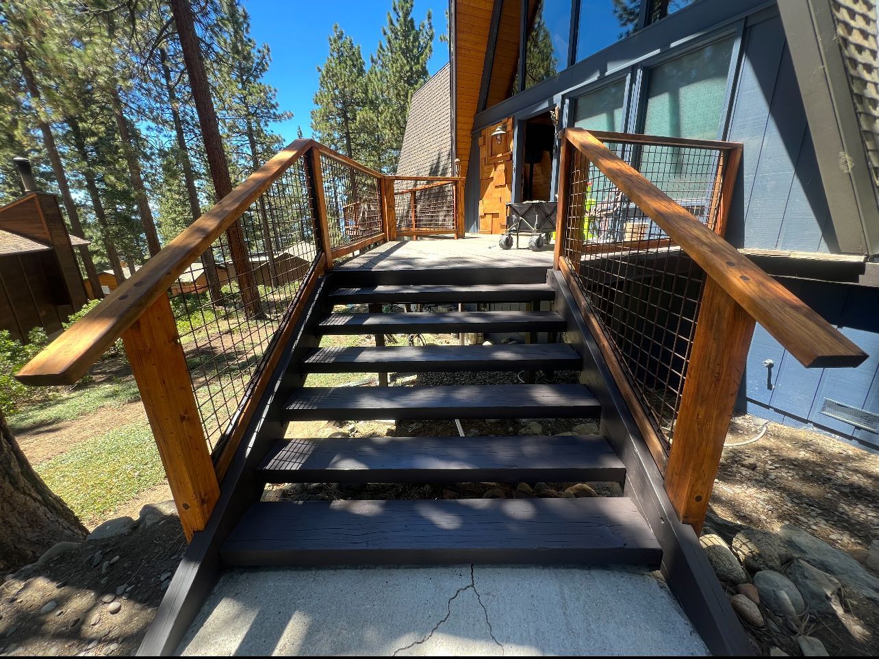 Stained Stair Steps