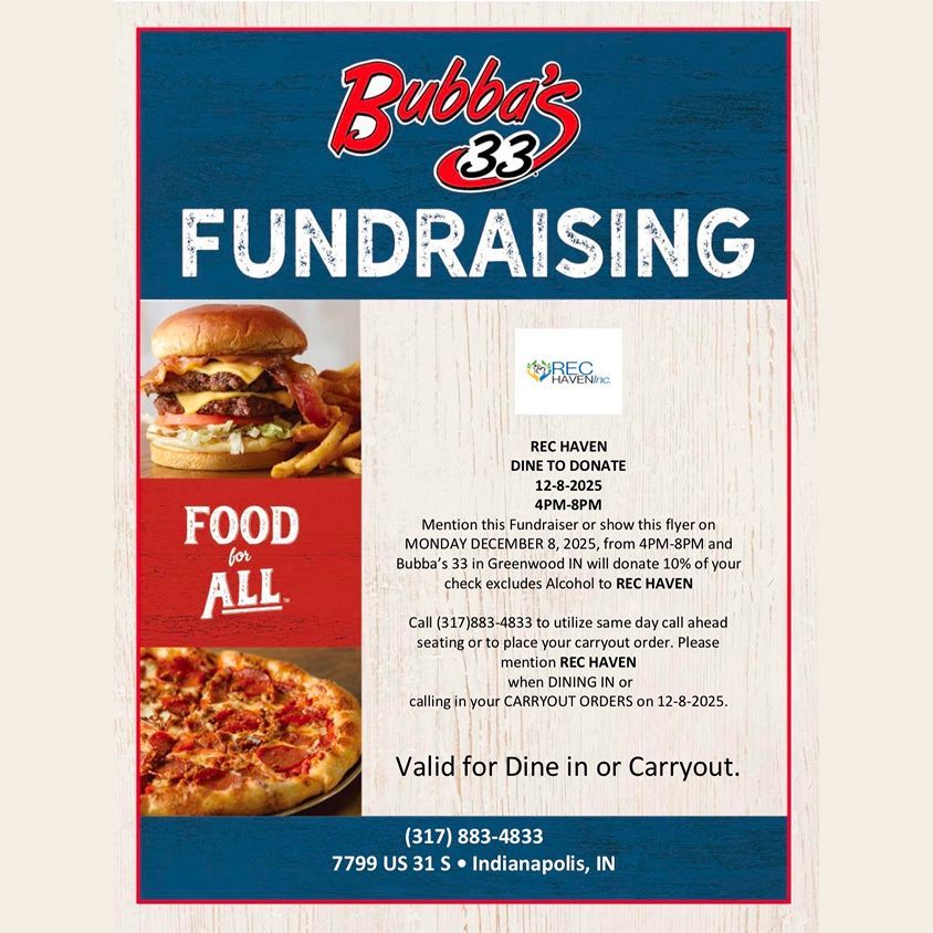 Buba's Fundraising - Dine To Donate