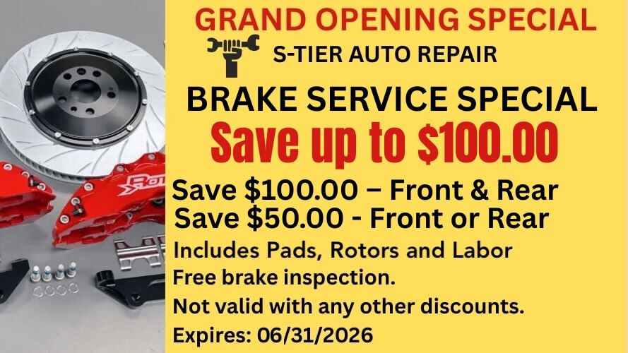 brake rotor service special