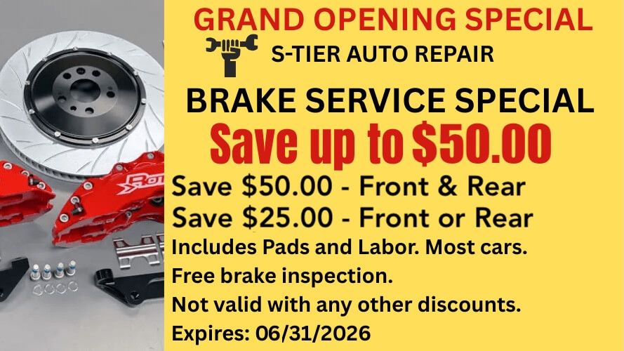 brake service special