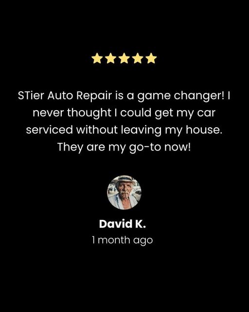 Stier auto repair is a game changer ! i never thought i could get my car serviced without leaving my house.