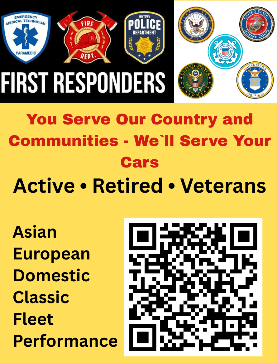 first responders auto repair special