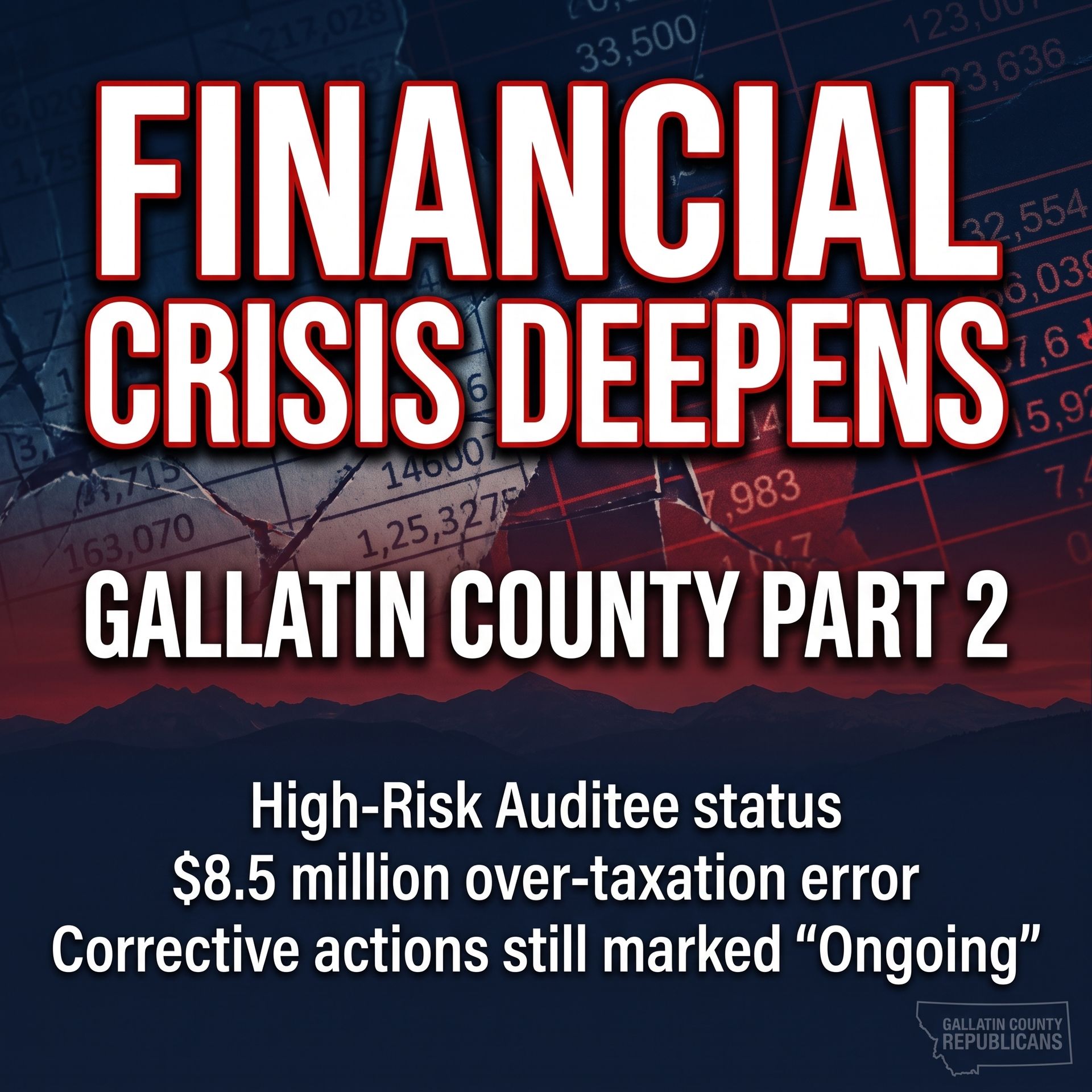 Gallatin County financial crisis deepens with High-Risk Auditee status