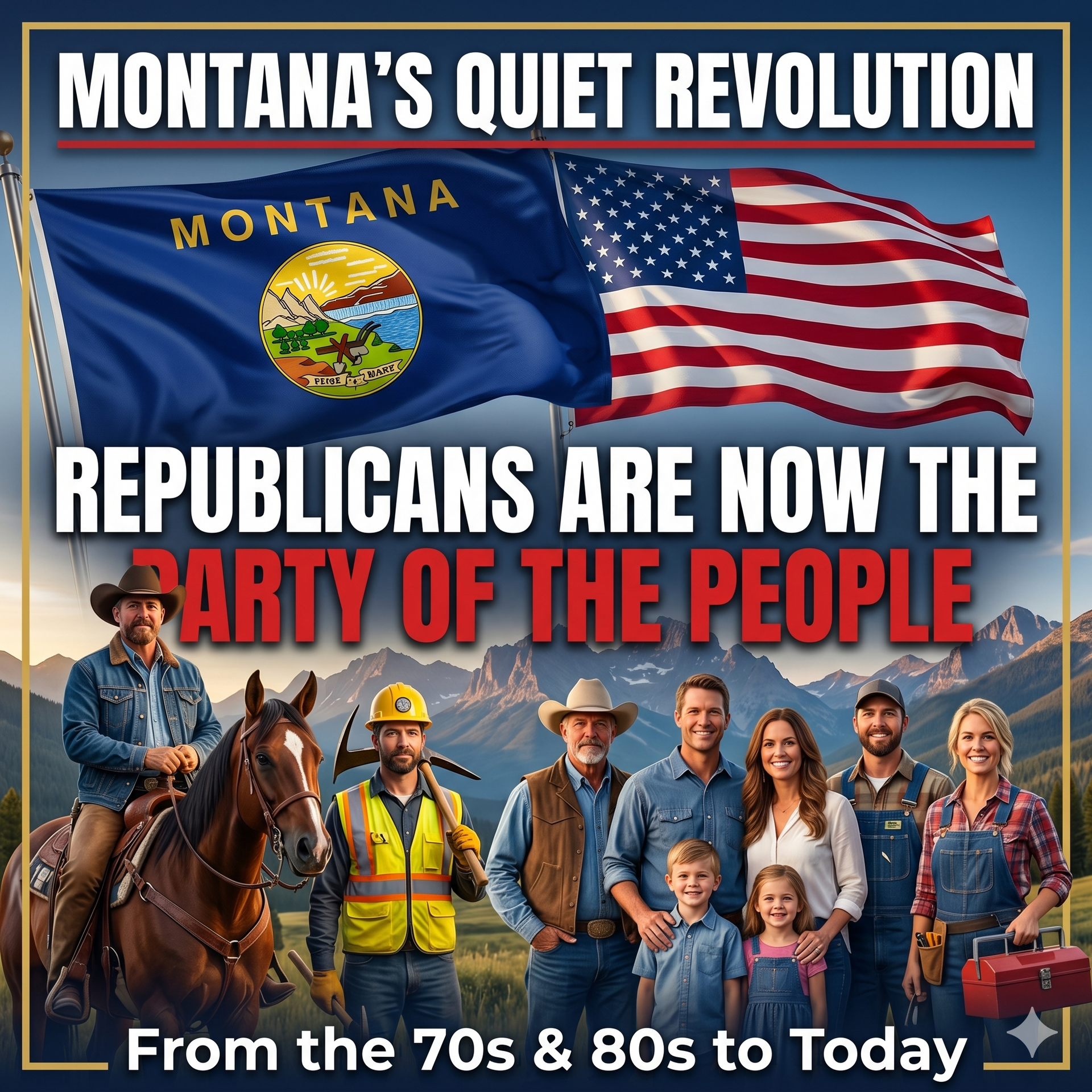 Montana’s shift from Democratic “party of the people” in the 70s-90s to Republicans today