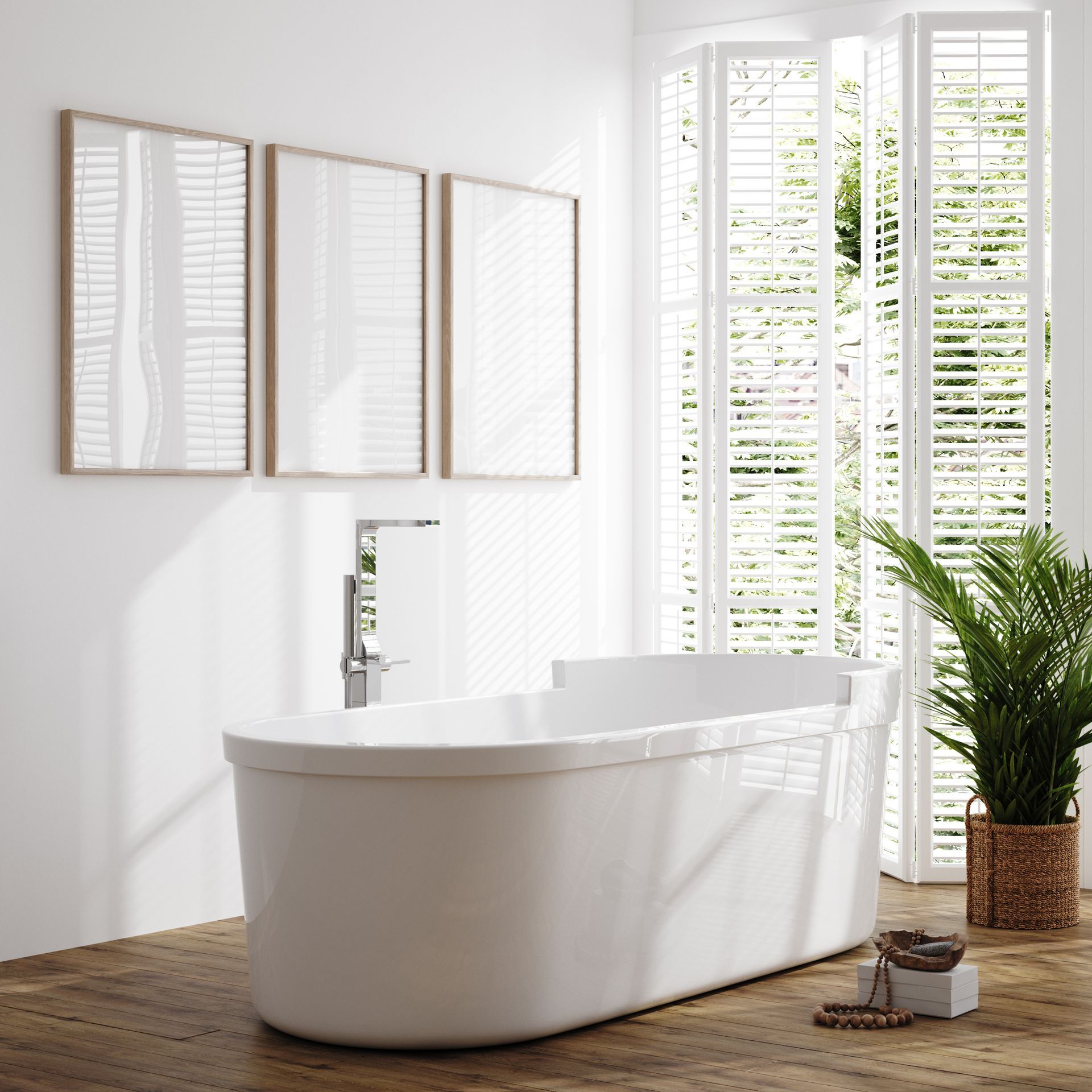 A Modern Bathroom with All-New White Paint and New Marble Tiles | Castle Hill, Nsw | Galaxy Kitchens & Bathrooms