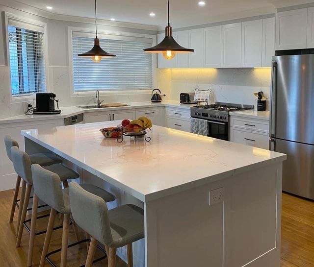 Modern House Indoor with a Fruits on the Table | Castle Hill, Nsw | Galaxy Kitchens & Bathrooms
