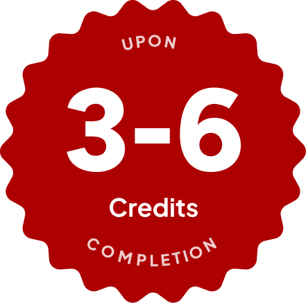 Badge: 4 Credits Upon Completion