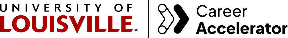 Louisville and the Career Accelerator logos