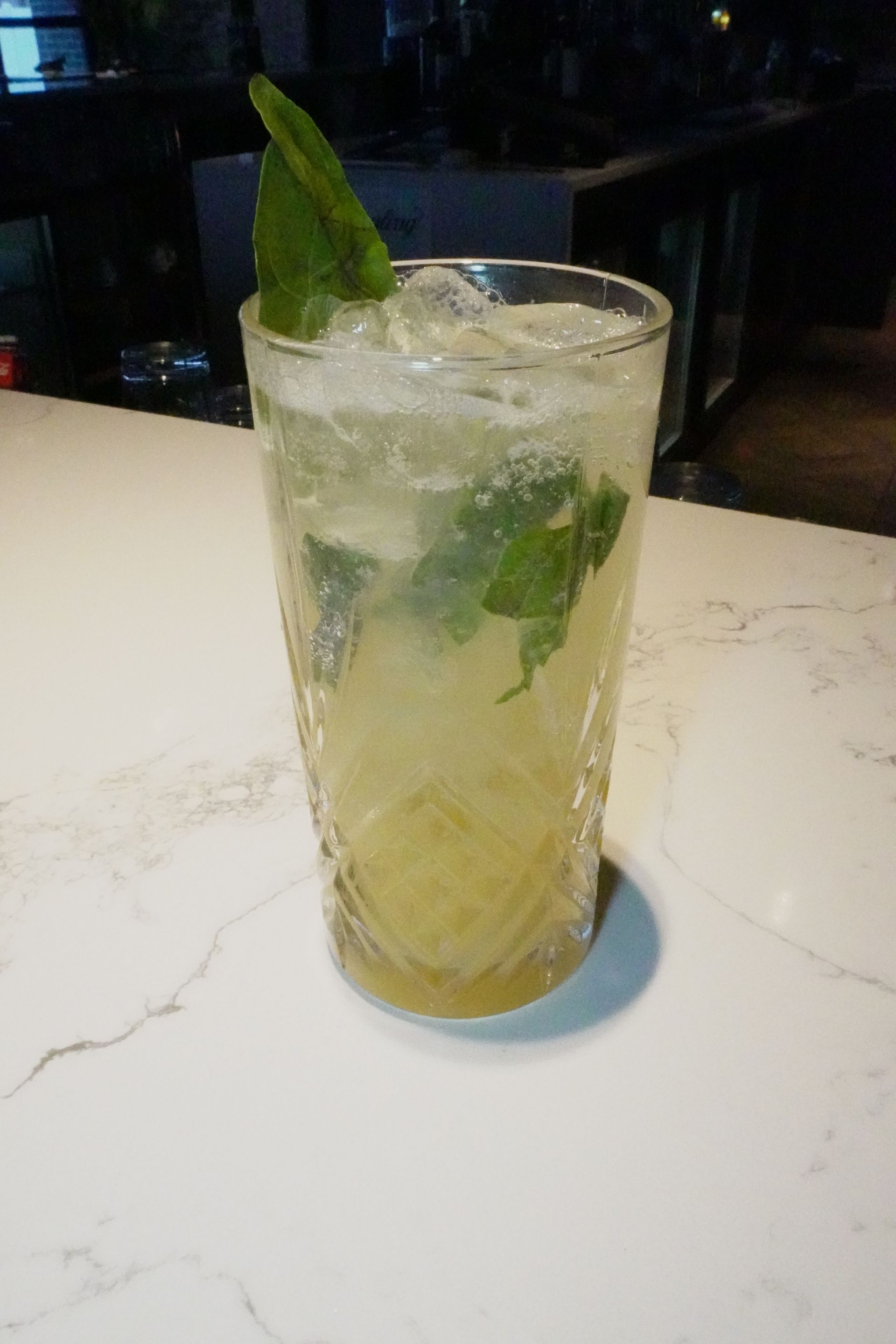 Peach Basil Smash