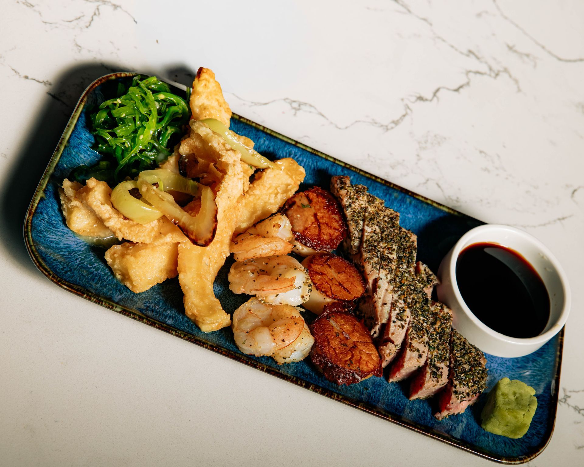 The Seafood Sampler Platter