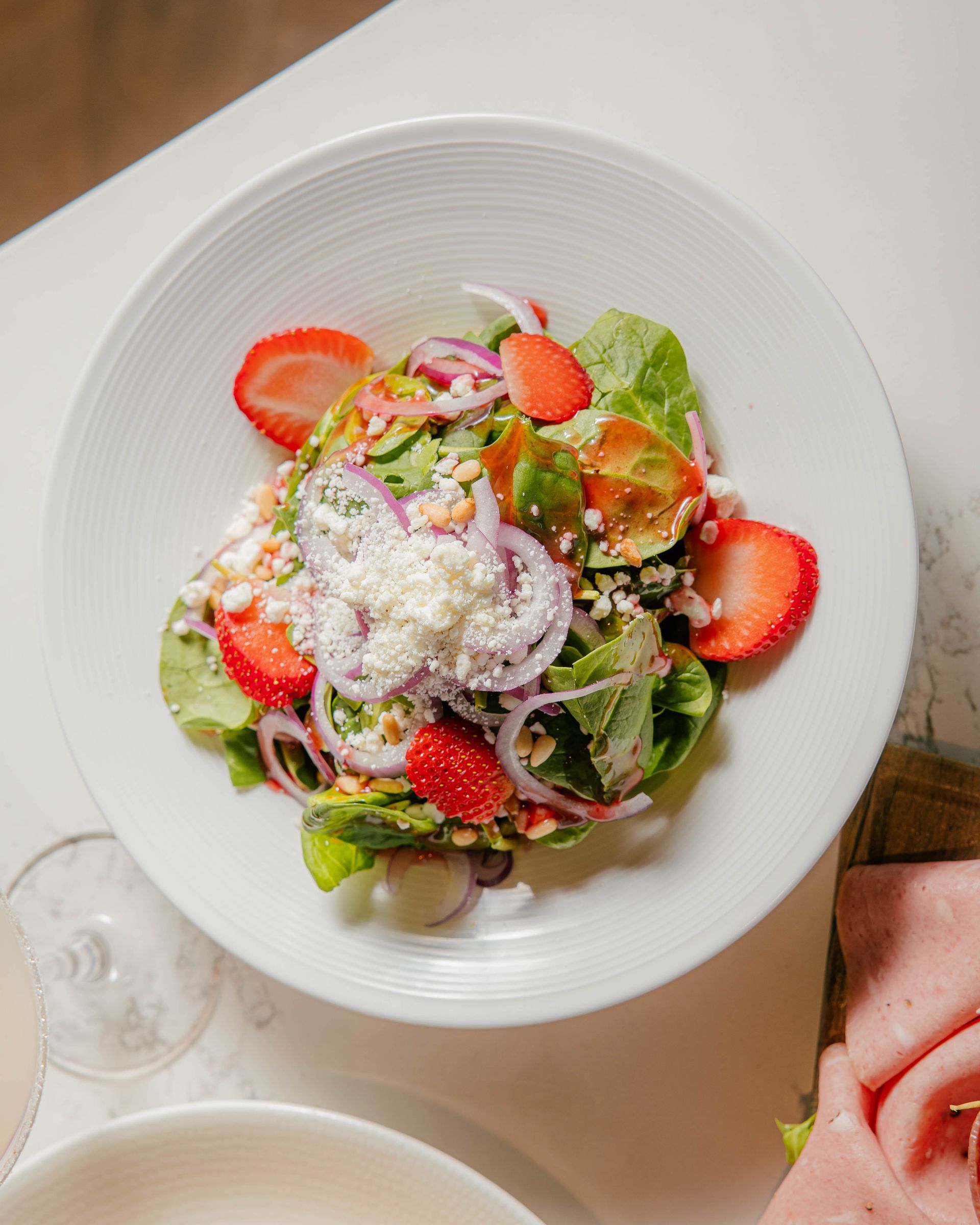 Spinach & Strawberry Salad