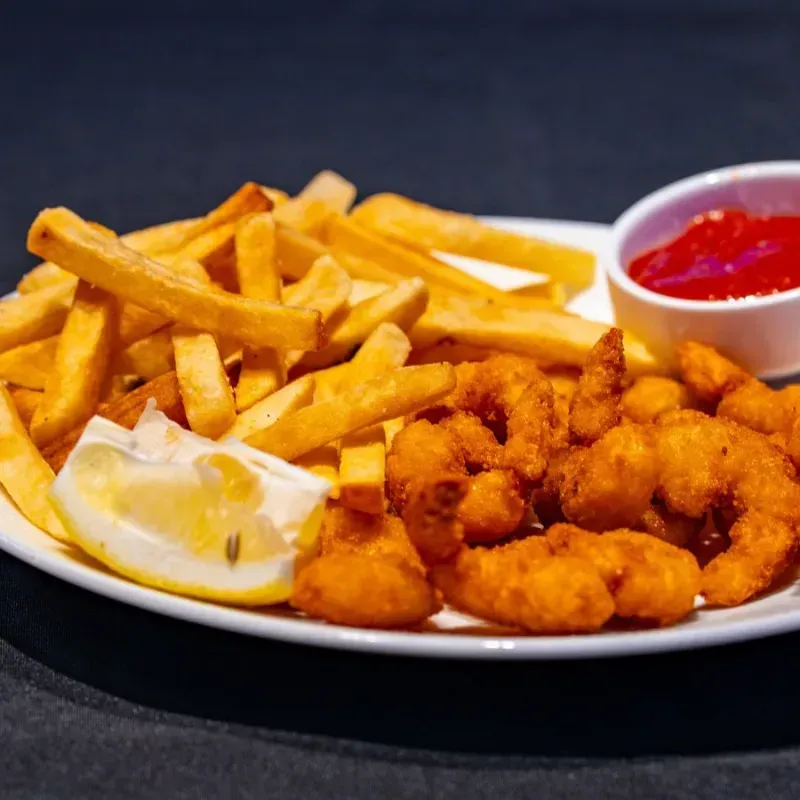 Golden Shrimp Basket