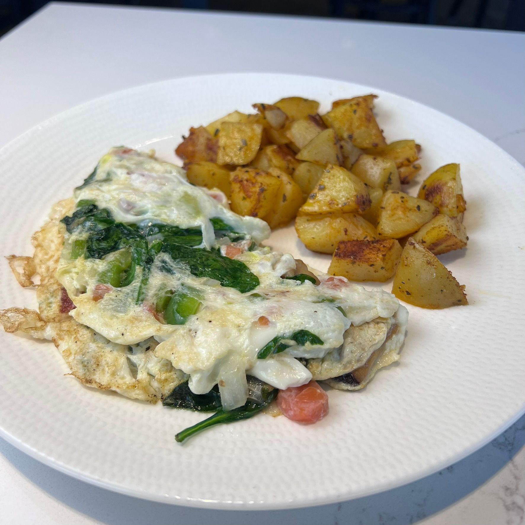 Egg White Veggie Omelette