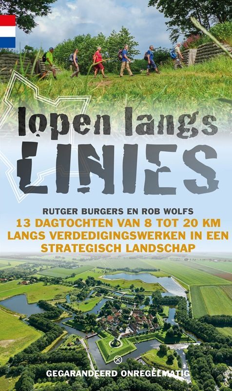 Cover van de wandelgids Lopen langs linies