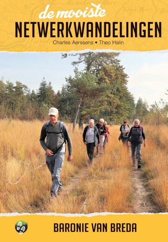 Cover van de wandelgids De mooiste netwerkwandelingen Baronie van Breda Elmar