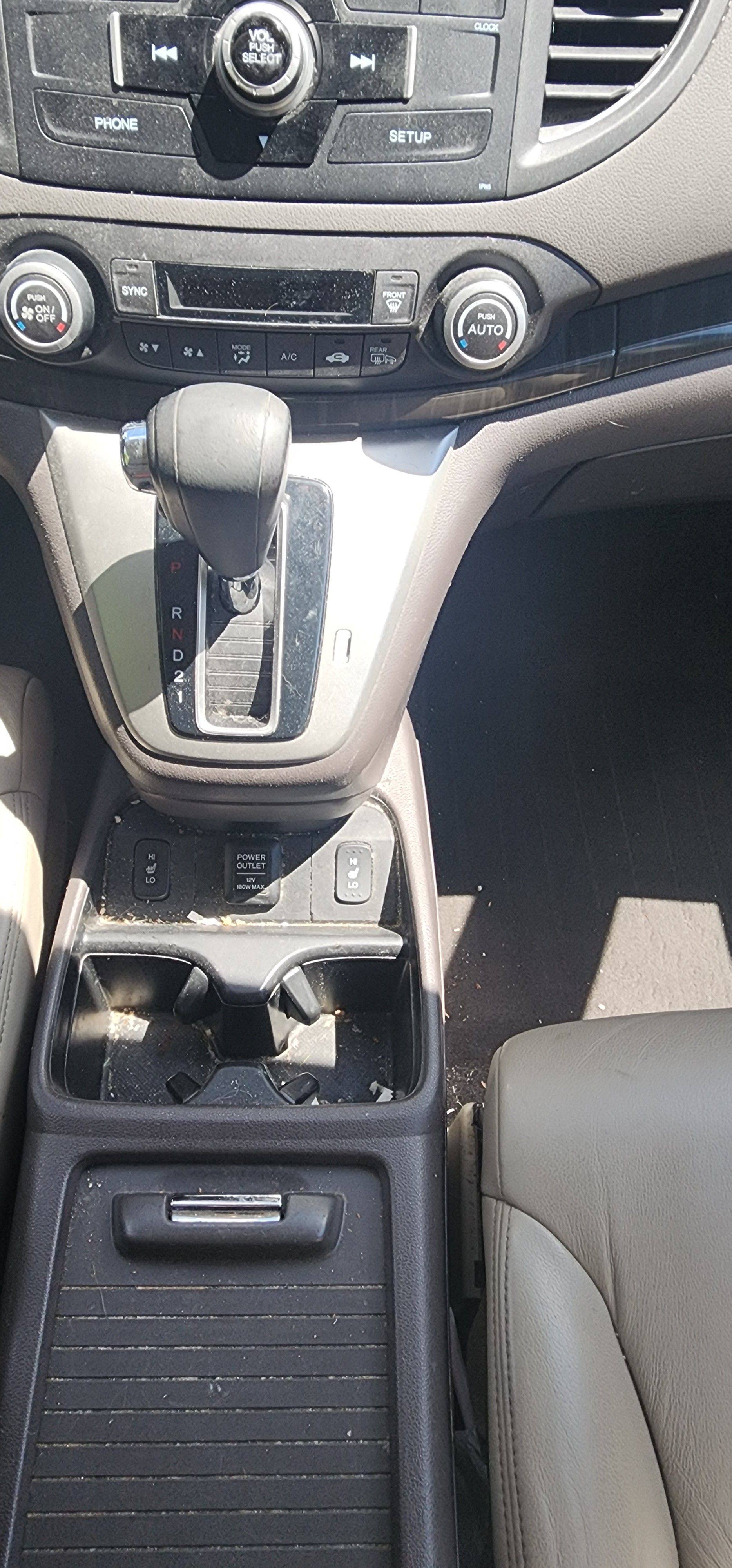A close up of the dashboard of a car.