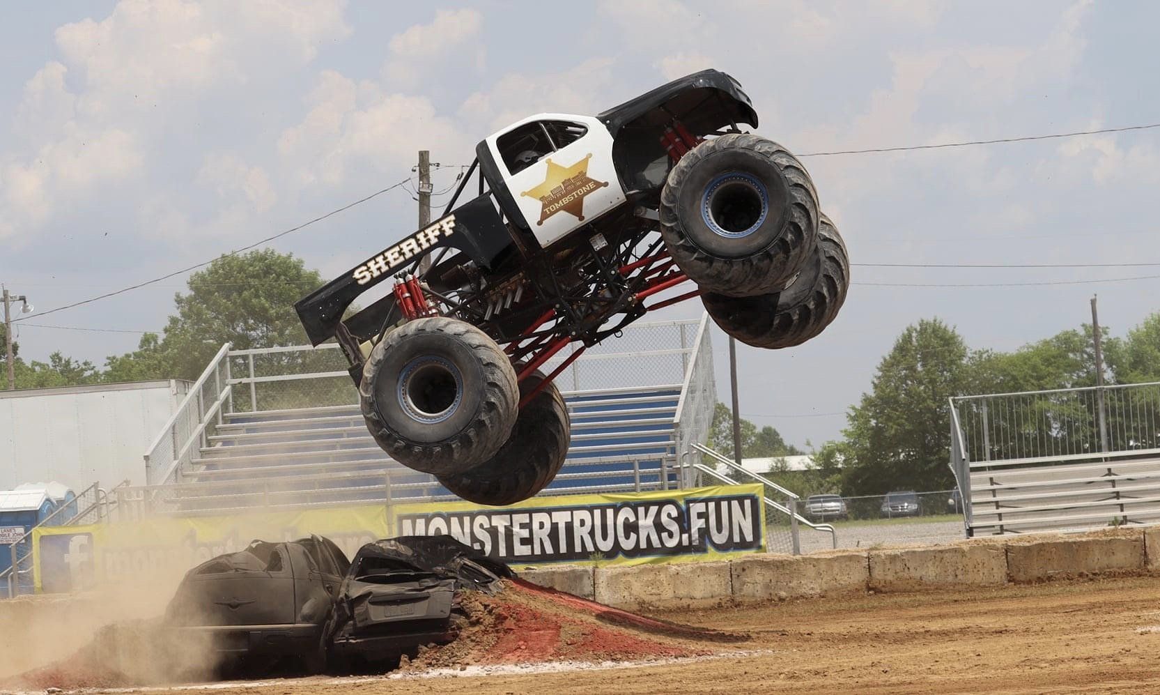 Monster truck labeled