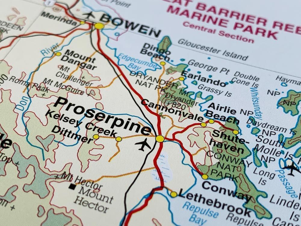 Map of Proserpine in Queensland — Whitsunday Pool Service in Proserpine, QLD