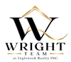 Wright Team real estate logo with black and gold house-shaped “W” and “Wright Team at Inglenook Realty, INC.”
