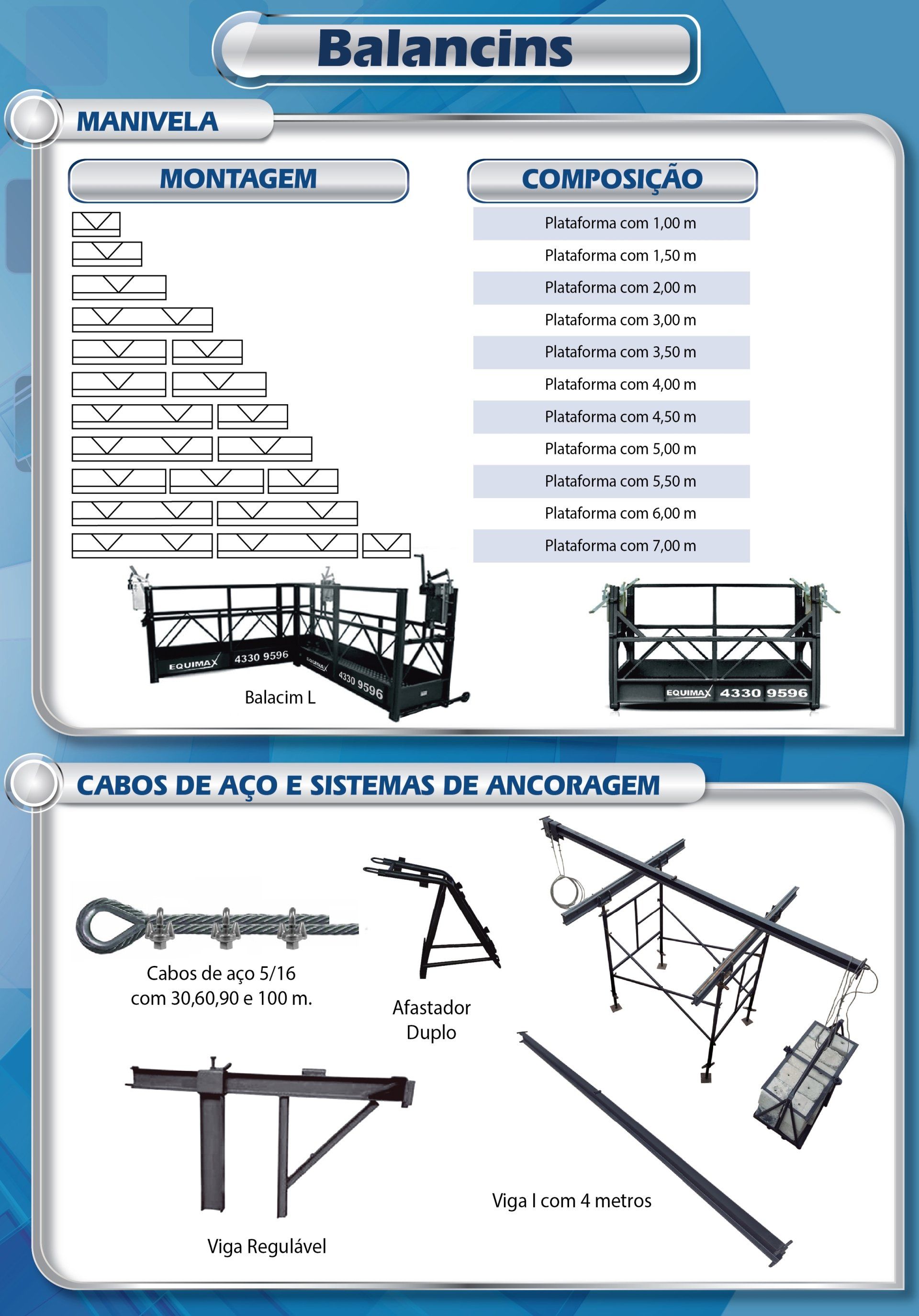 Balancim Equimax para Obras