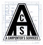 White logo with a large outlined &ldquo;A&rdquo; over a blueprints-style background and faint text underneath